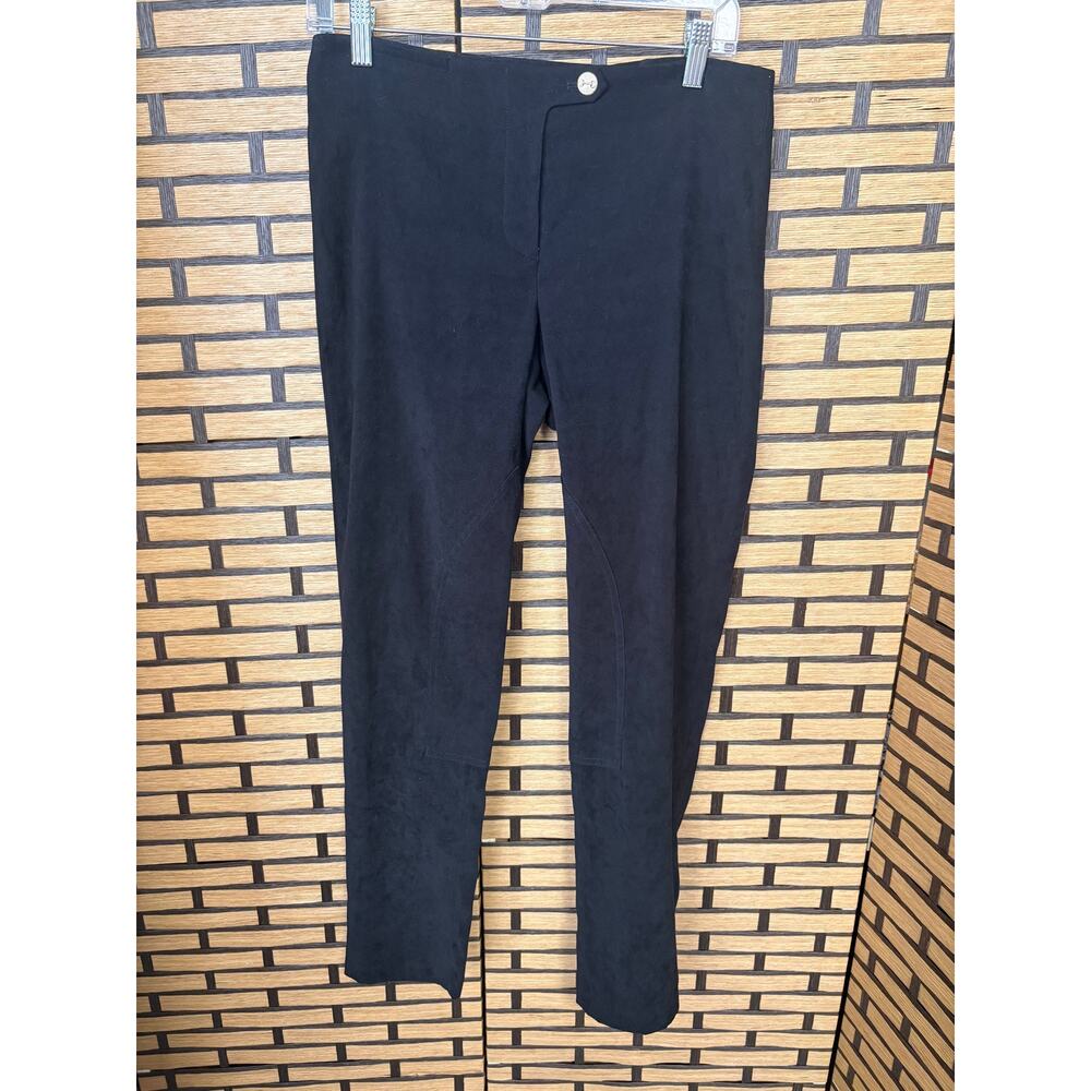 J. McLaughlin Black Suede Pants Size 4